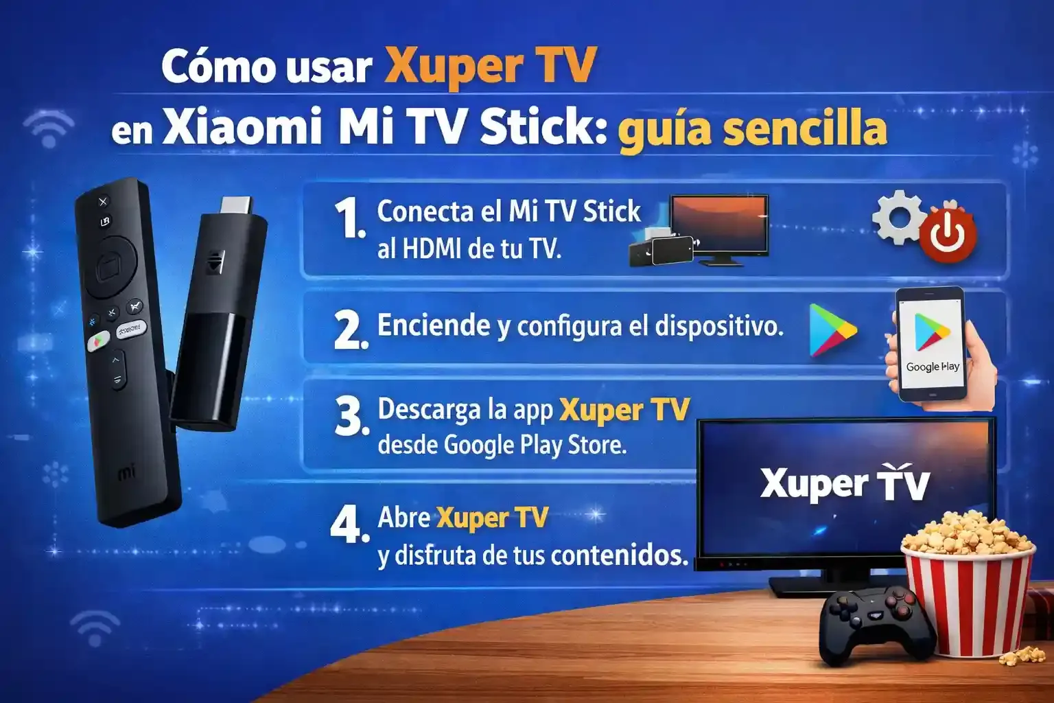 Aviso del navegador pidiendo confirmación para instalar el APK de Xuper TV